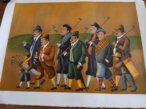 Superbe grande litho guy - et,
