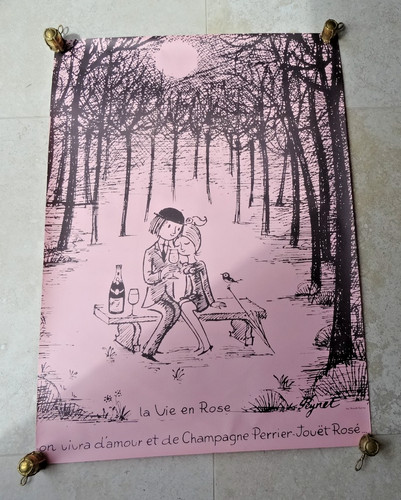 Affiche originale champagne - affiche,