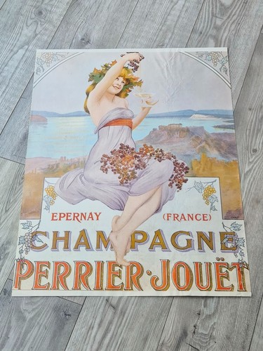Affiche originale champagne - originale,